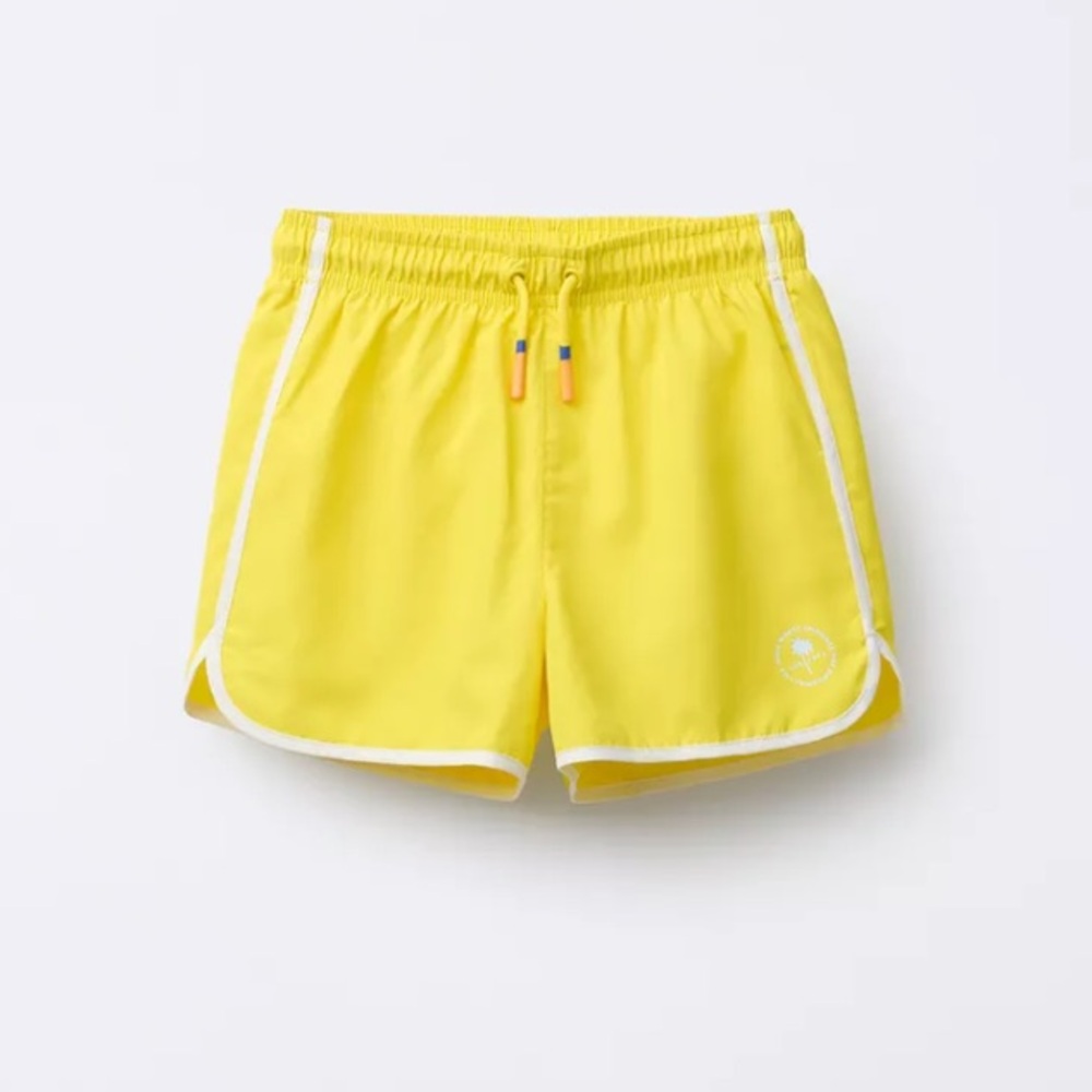ZARA PALM TREE SWIM SHORTS